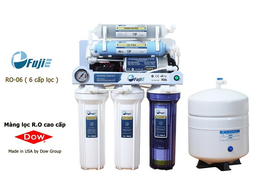 Máy lọc nước tinh khiết RO FujiE RO-06 (6 cấp lọc)  