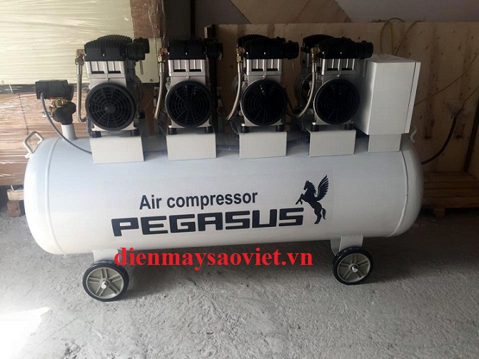 Máy nén khí không dầu giảm âm Pegasus TM-OF1100X4-300L 