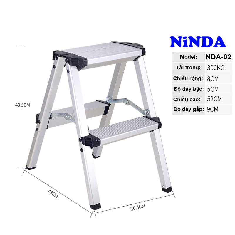 Thang nhôm ghế Ninda NDA-02 