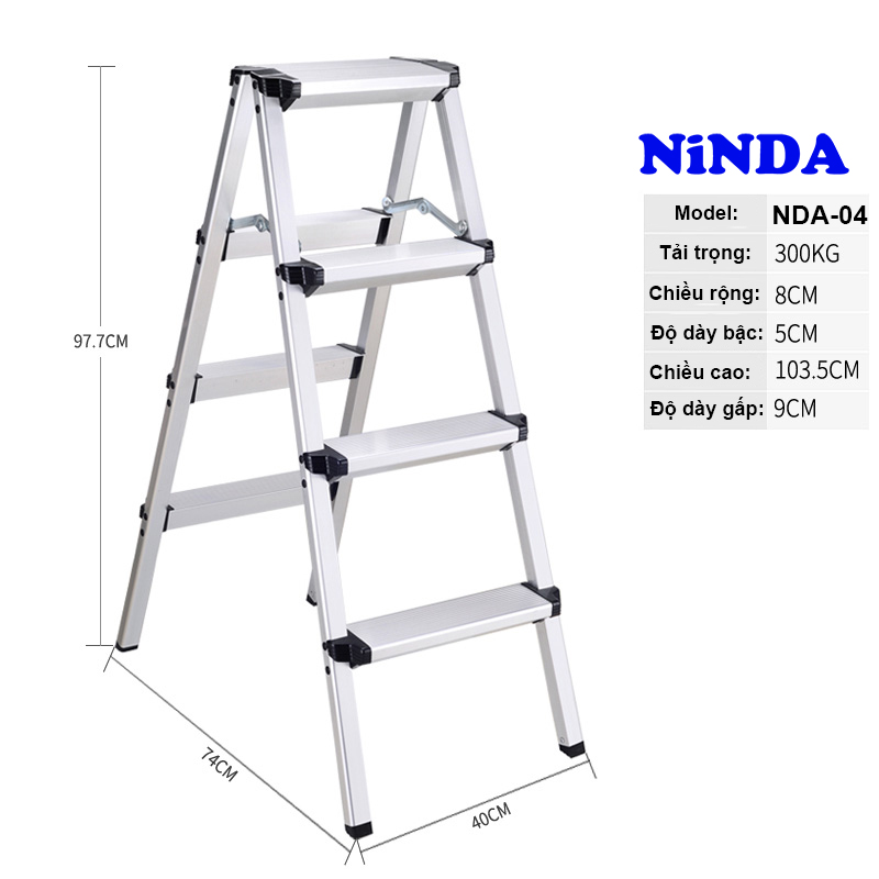 Thang nhôm ghế Ninda NDA-04 