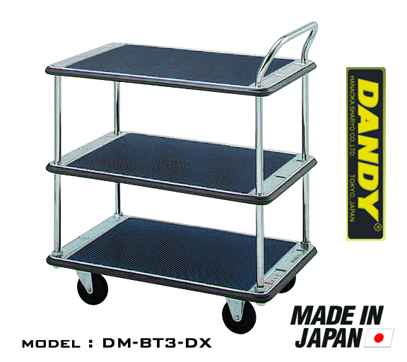 Xe đẩy hàng Nhật bản 3 tầng Danny DM-BT3-DX 