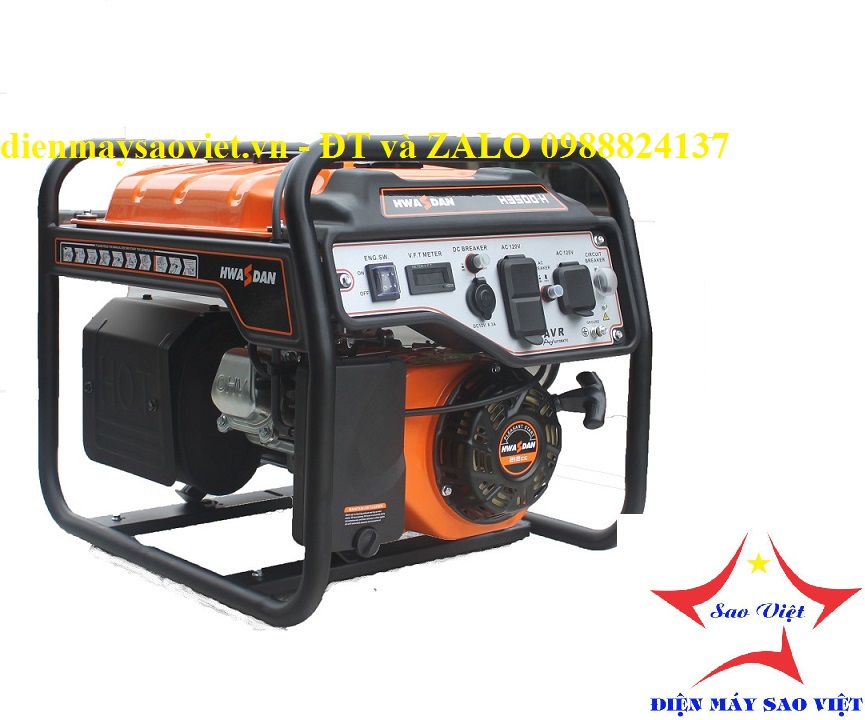 Máy Phát Điện Hwasdan 3kw H3500-H chạy xăng 
