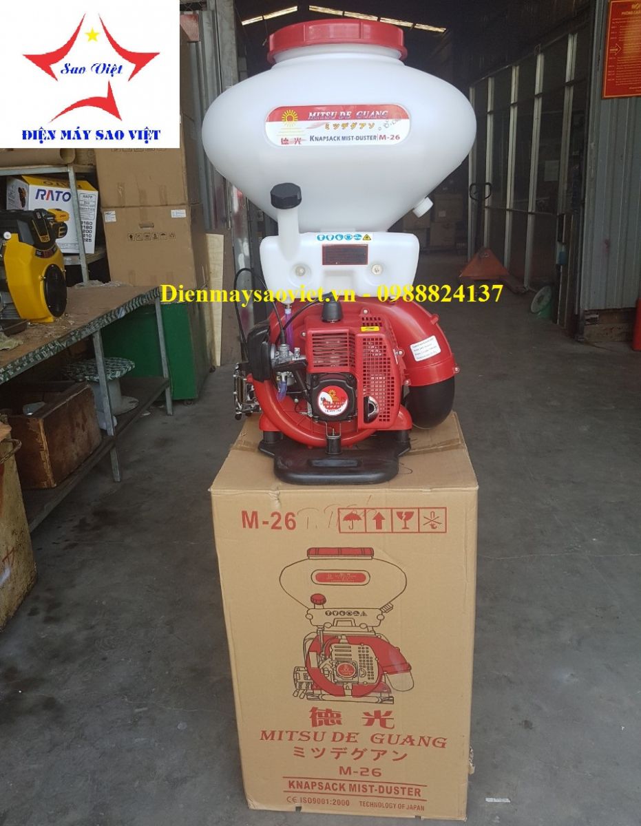 Máy phun phòng dịch, phun đa năng Mitsudequang M26 