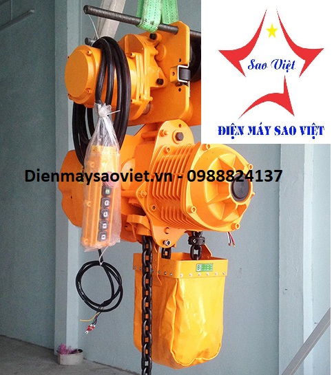  Pa lăng xích điện Yamafuji KKBB01-02 di chuyển 