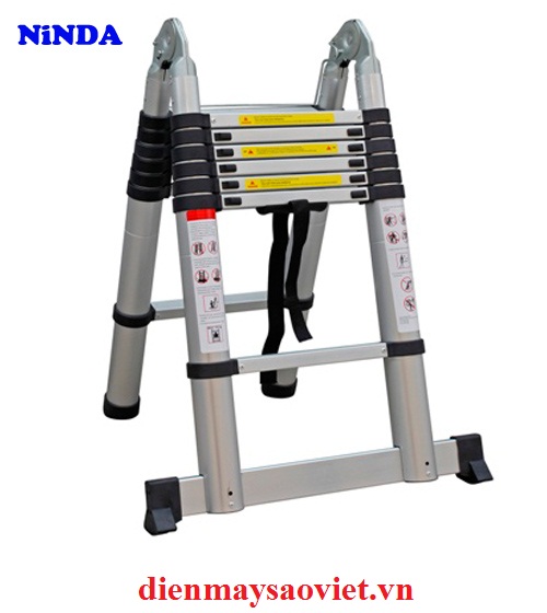 Thang nhôm rút gọn chữ A Ninda ND-50AI 